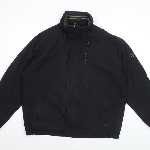 Kartel Men's Black L Basic Full Zip Nylon Casual Jacket