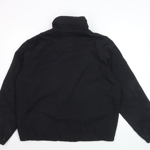 Kartel Men's Black L Basic Full Zip Nylon Casual Jacket
