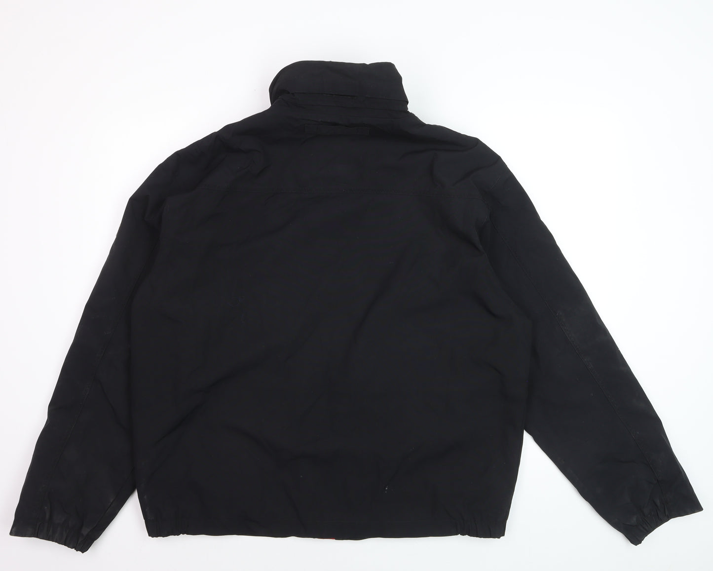 Kartel Men's Black L Basic Full Zip Nylon Casual Jacket