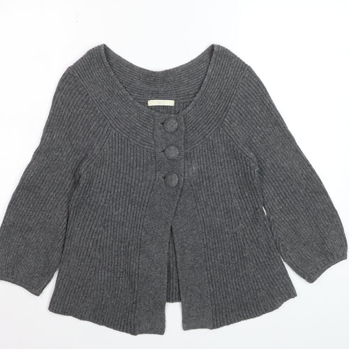 Marks and Spencer Women’s Grey 3/4 Sleeve Cardigan UK 8