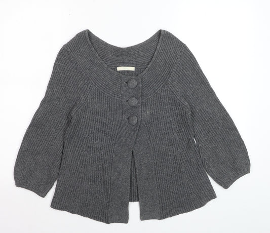 Marks and Spencer Women’s Grey 3/4 Sleeve Cardigan UK 8