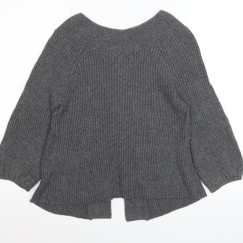 Marks and Spencer Women’s Grey 3/4 Sleeve Cardigan UK 8