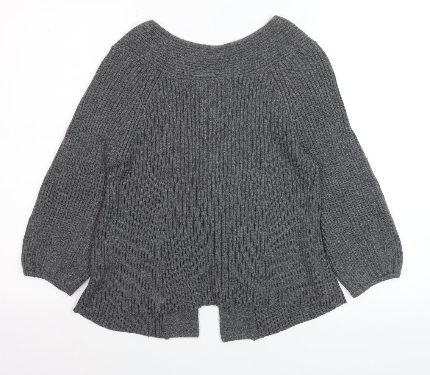 Marks and Spencer Women’s Grey 3/4 Sleeve Cardigan UK 8