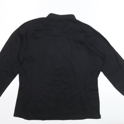 Patagonia Women's Black 1/2 Zip Pullover Sweatshirt M