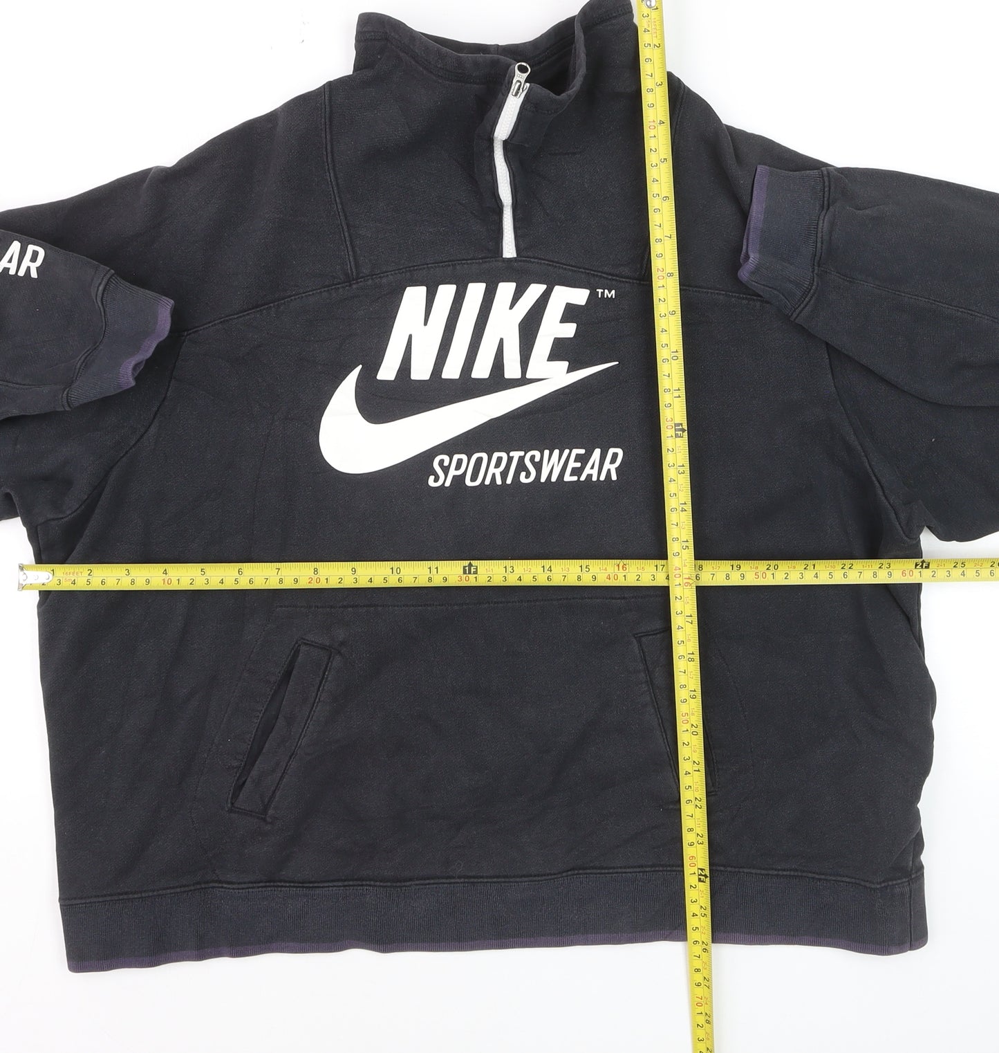 Nike Men's Black XL 1/4 Zip Sportswear Pullover Sweatshirt