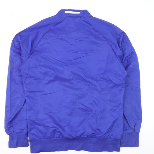 Adidas Men’s Blue Chelsea FC Track Jacket Size M Full Zip Regular Fit