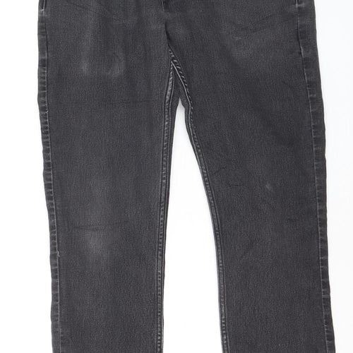 Levi Strauss Women's Black Slim Straight Jeans Size 14