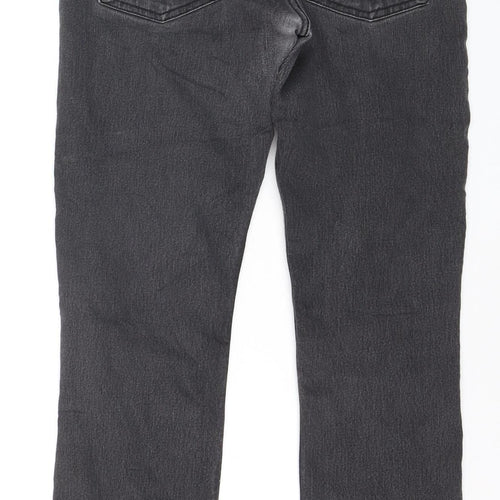 Levi Strauss Women's Black Slim Straight Jeans Size 14