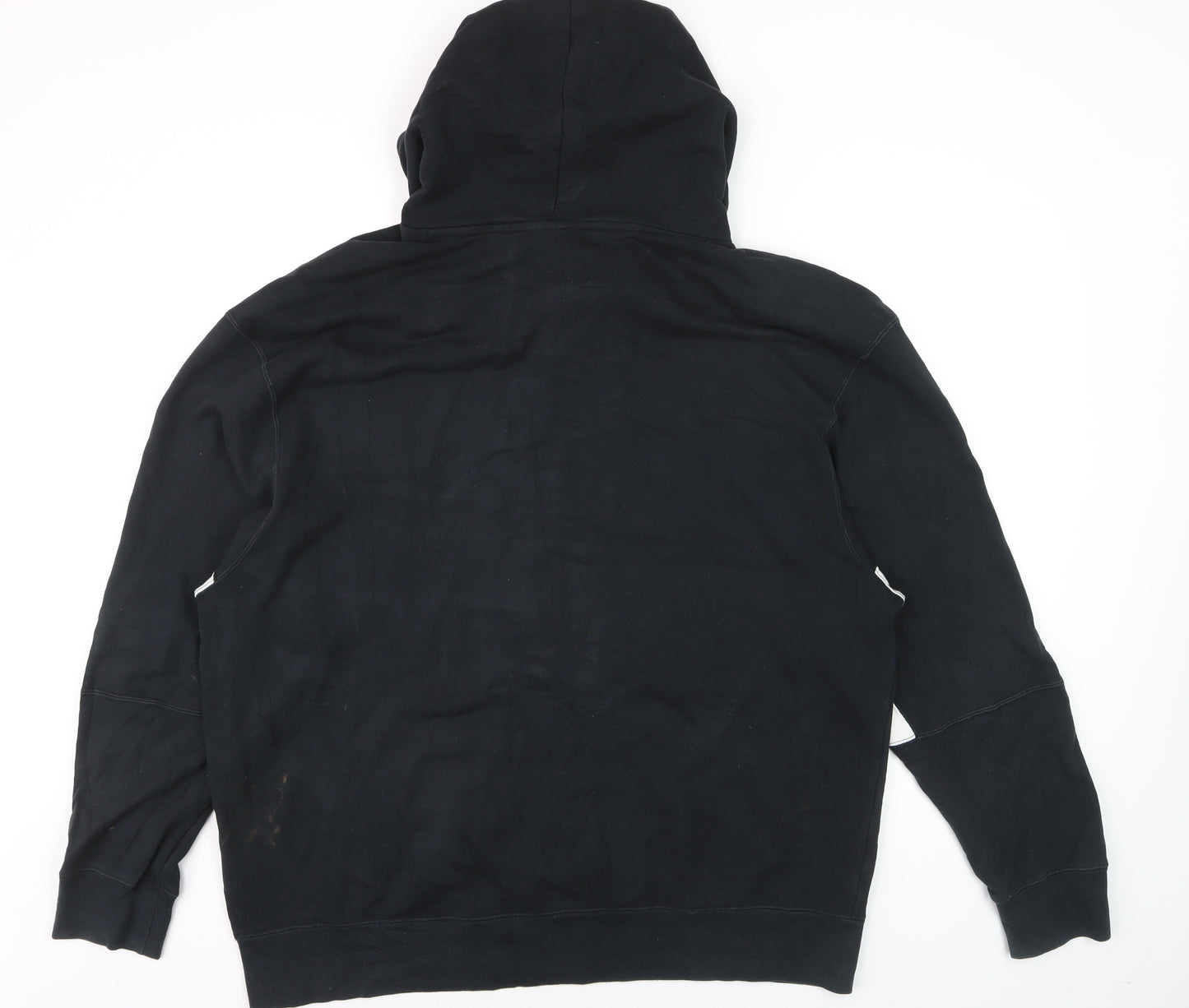 Nike Jordan Mens Black 2XL Pullover Hoodie with Logo Graphic