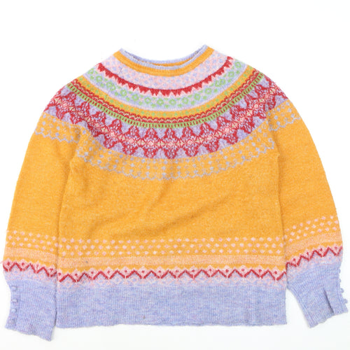 Monsoon Women’s Multicoloured Fair Isle Knit Jumper Size S
