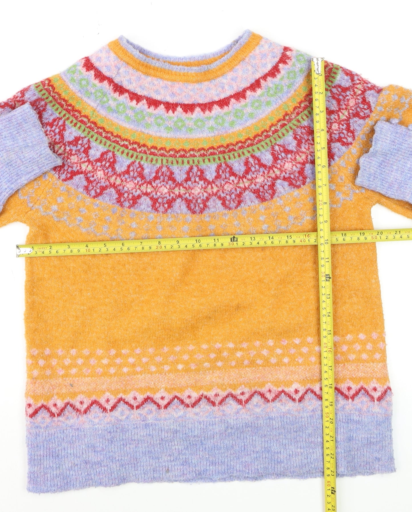 Monsoon Women’s Multicoloured Fair Isle Knit Jumper Size S