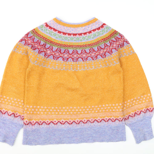 Monsoon Women’s Multicoloured Fair Isle Knit Jumper Size S