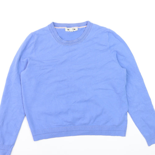 Boden Women’s Blue Cotton Crew Neck Long Sleeve Jumper M