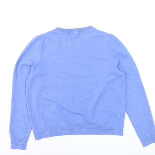 Boden Women’s Blue Cotton Crew Neck Long Sleeve Jumper M