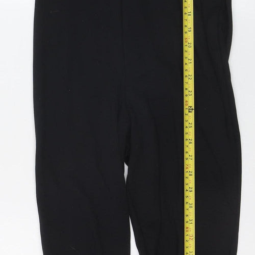 ASOS DESIGN Women Black Jumpsuit UK 12 Long Sleeve Slim Fit
