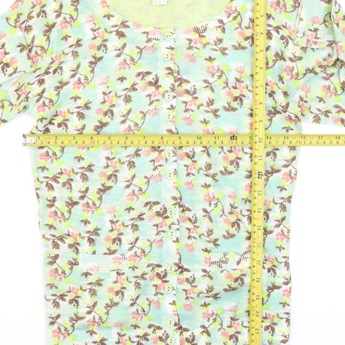 Monsoon Women’s Multicoloured Floral Long Sleeve Cardigan Size 8