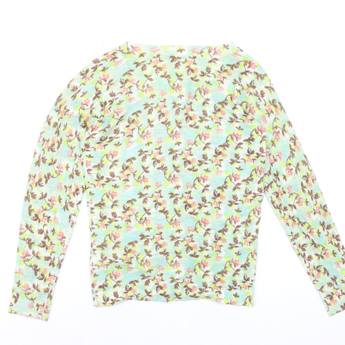 Monsoon Women’s Multicoloured Floral Long Sleeve Cardigan Size 8