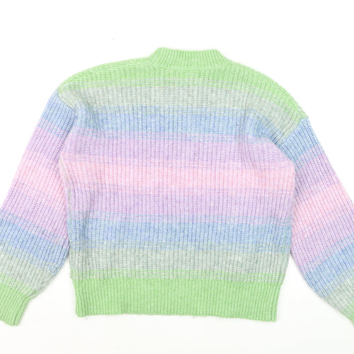 Marks and Spencer Women's Multicoloured Knit Pullover Jumper M