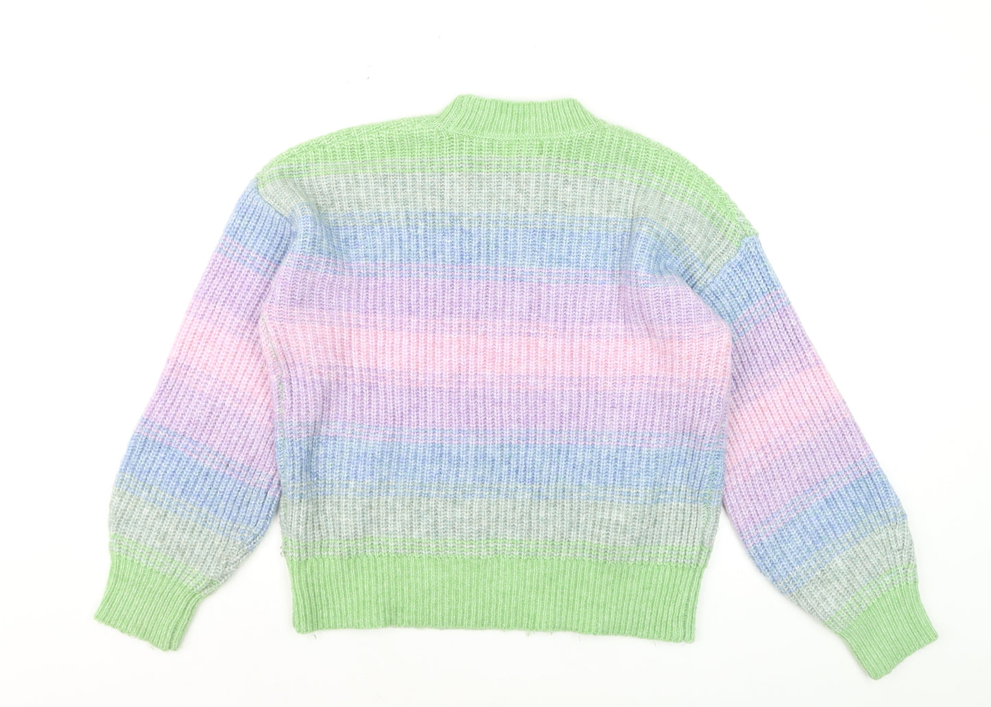 Marks and Spencer Women's Multicoloured Knit Pullover Jumper M