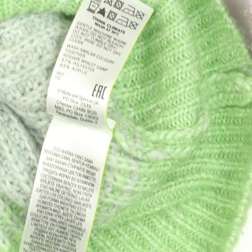Marks and Spencer Women's Multicoloured Knit Pullover Jumper M