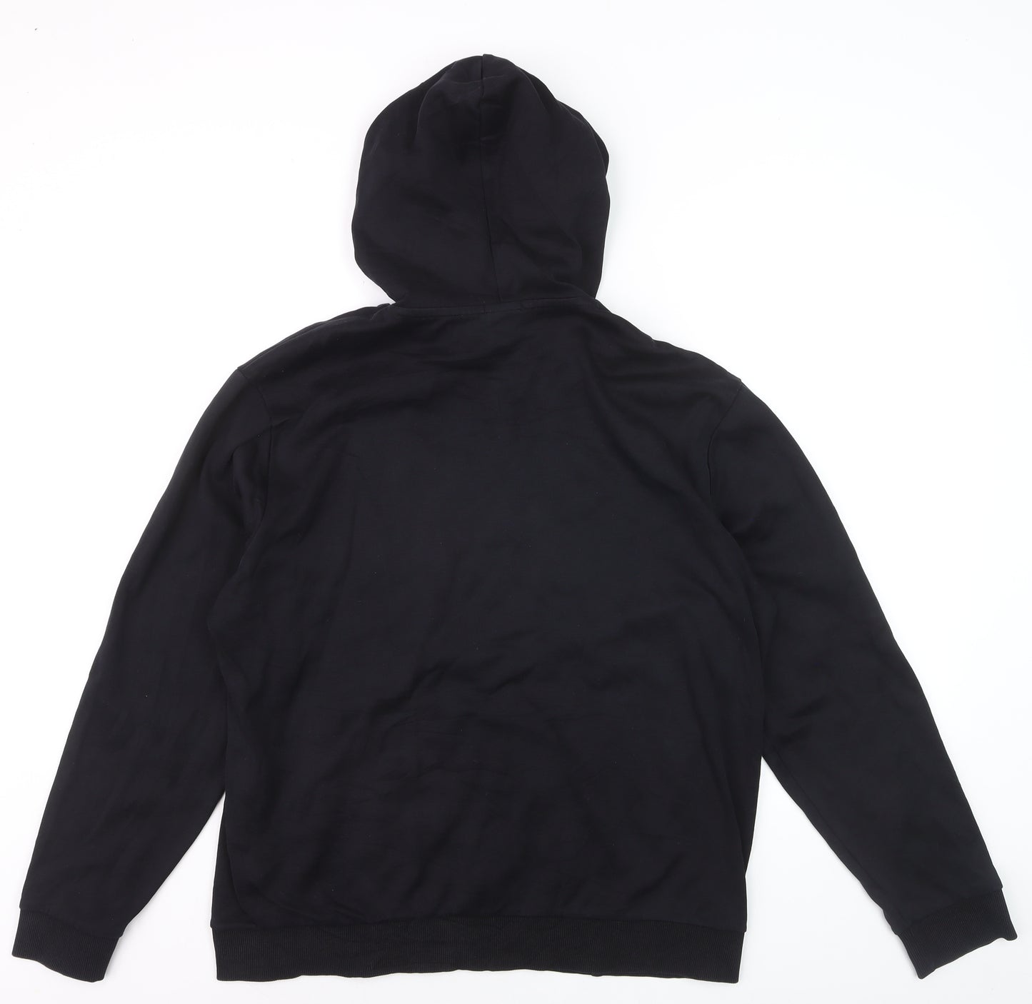 Hugo Boss Men's Black XL Regular Fit Pullover Hoodie