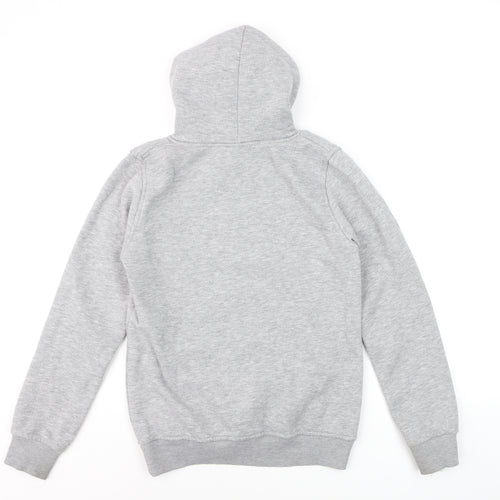 Calvin Klein Jeans Women's Grey Hoodie Medium Cotton Pullover