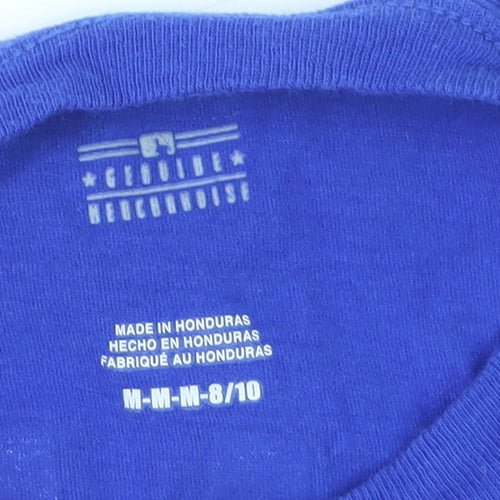 MLB Genuine Merchandise Boys Blue Baseball T-Shirt Yelich 22 Size 8/10 Cotton