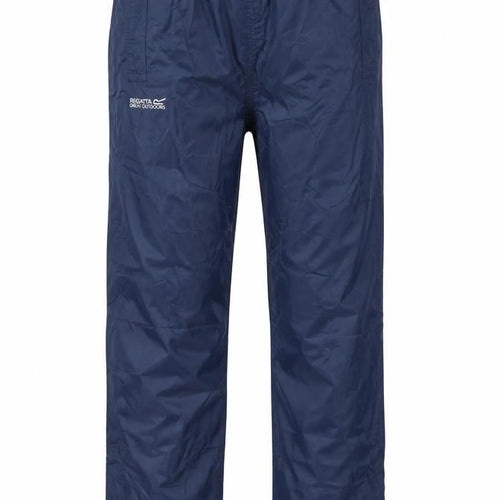 Regatta Boys Blue Waterproof Ski Trousers 9-10 Years Elastic Waist