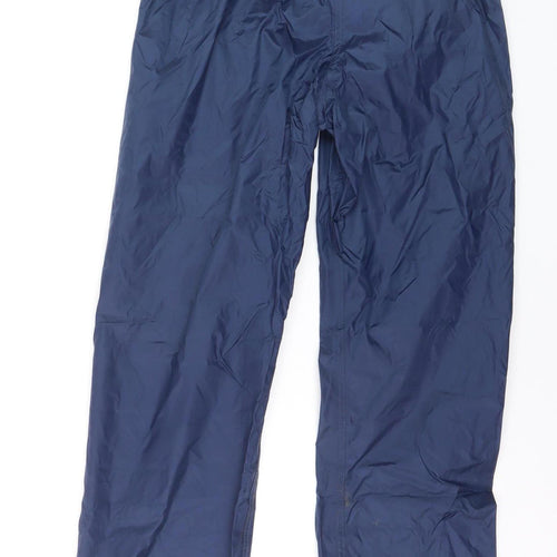 Regatta Boys Blue Waterproof Ski Trousers 9-10 Years Elastic Waist