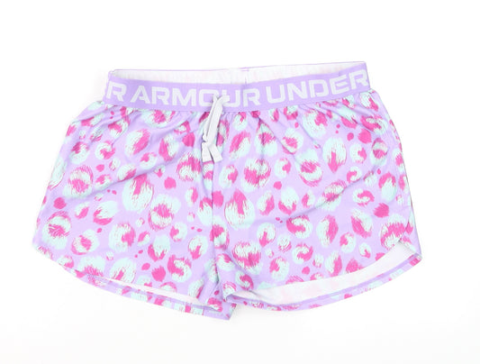 Under Armour Teens Multicoloured XL Animal Print Running Shorts