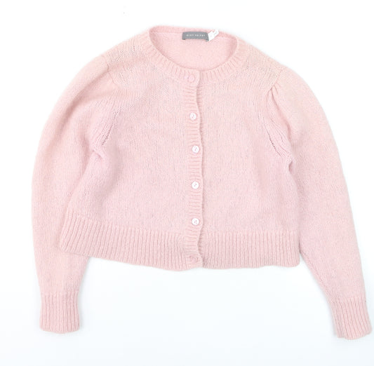 Mint Velvet Women's Pink L Knit Button Cardigan Jumper