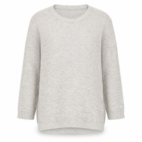 Wallis Women’s Beige Sequin Knit Pullover Jumper Size 12