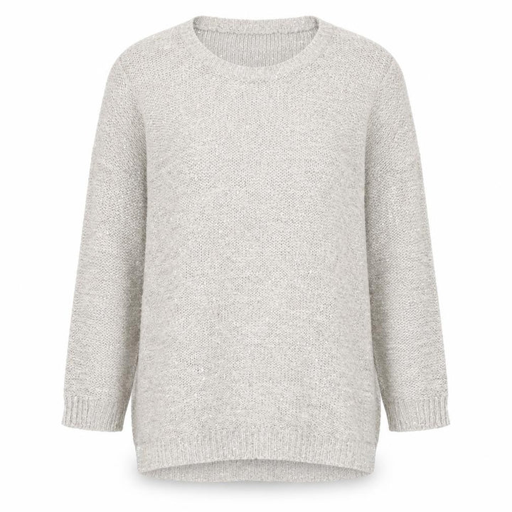 Wallis Women’s Beige Sequin Knit Pullover Jumper Size 12