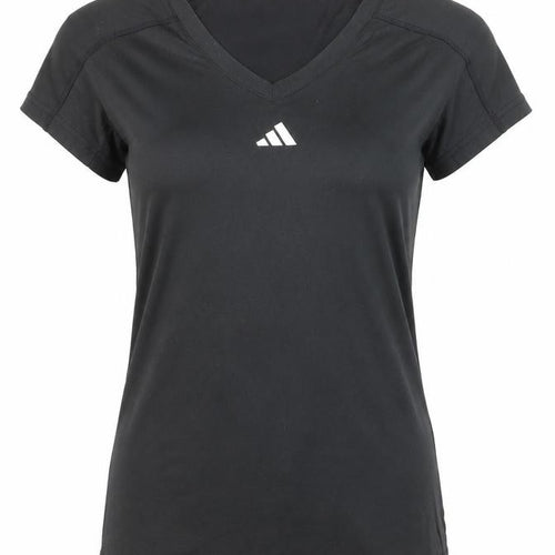 adidas Women's Black XS V-Neck Athletic T-Shirt