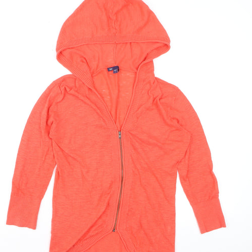 GAP Women's Coral Full Zip Lightweight Hoodie Size S