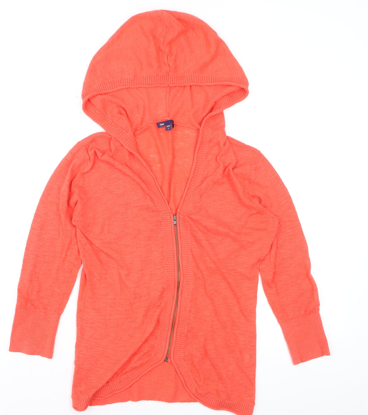 GAP Women's Coral Full Zip Lightweight Hoodie Size S