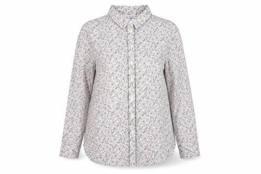 Front view of Next Petite Women’s Floral Blouse Multicoloured Size 14P Viscose Tunic