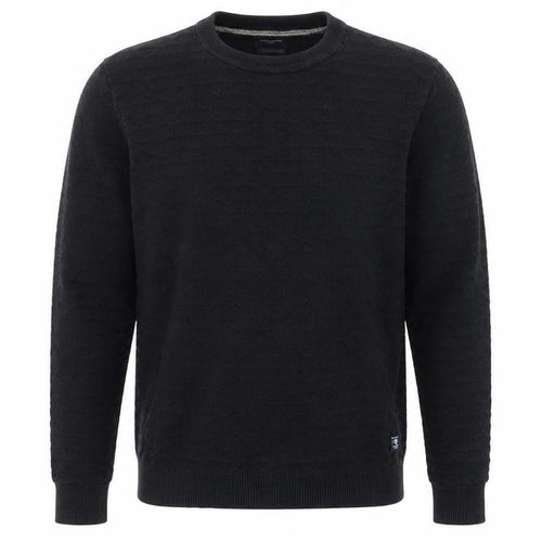 Jack & Jones Men’s Black Cotton Crew Neck Pullover Jumper L