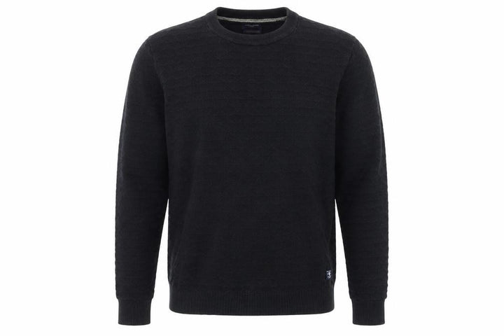 Jack & Jones Men’s Black Cotton Crew Neck Pullover Jumper L