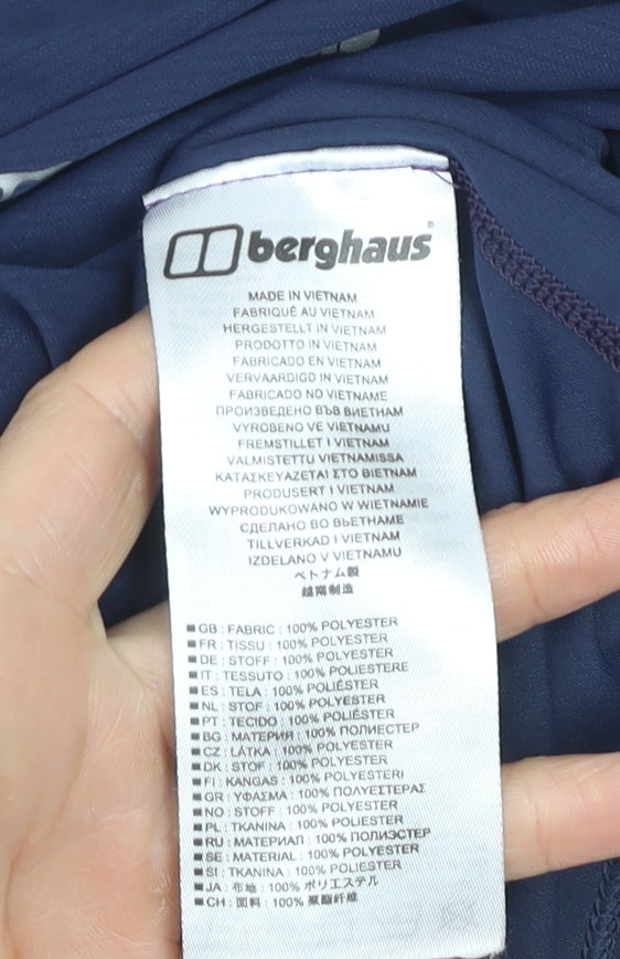 Berghaus Men Blue M Short Sleeve Crew Neck Active T-Shirt
