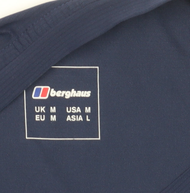Berghaus Men Blue M Short Sleeve Crew Neck Active T-Shirt
