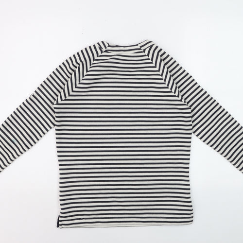 Craghoppers Women's Navy Stripe Long Sleeve Polyester Jumper UK 8