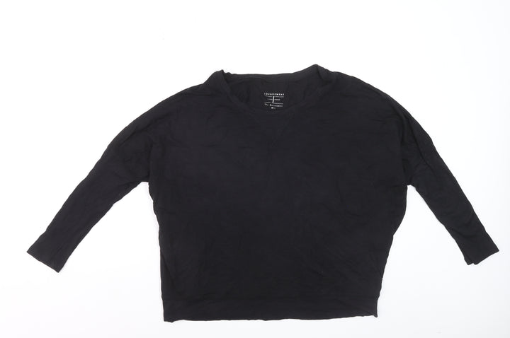 Jasper Conran Loungewear Black Crew Neck Sweatshirt Men’s Size L