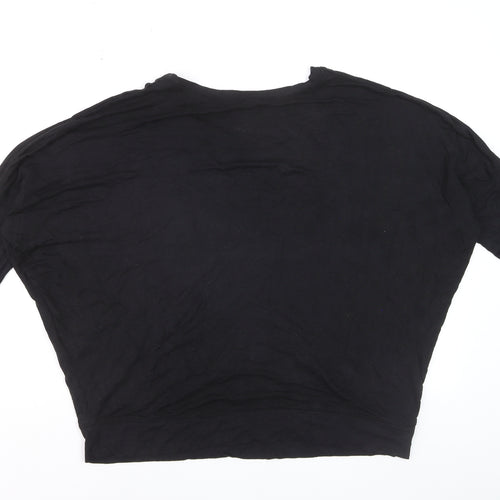 Jasper Conran Loungewear Black Crew Neck Sweatshirt Men’s Size L