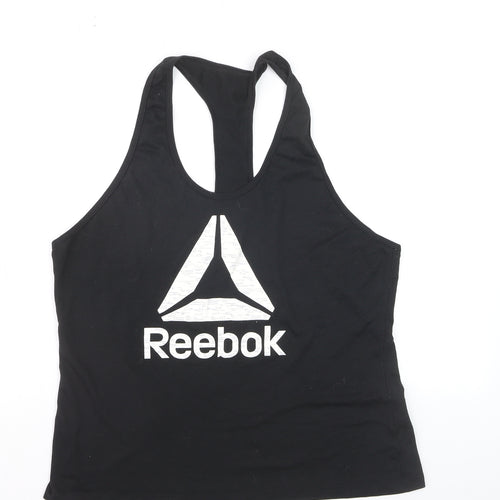 Reebok Womens Black XL Racerback Tank Top Speedwick Gym Activewear