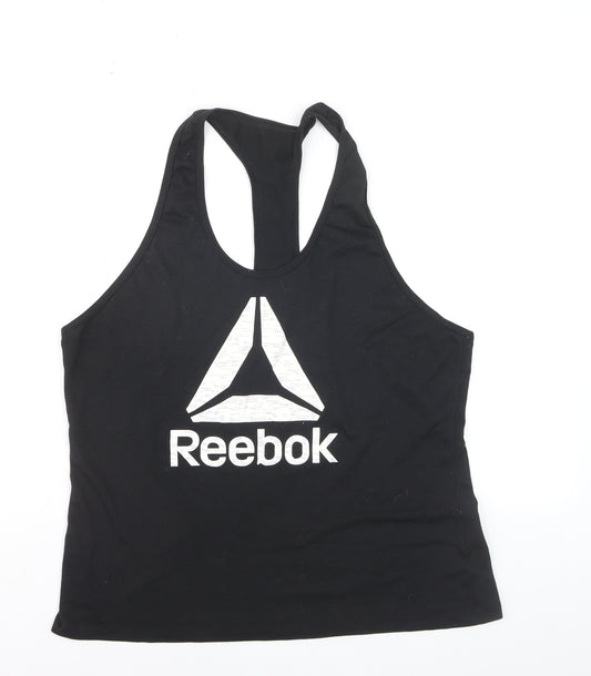 Reebok Womens Black XL Racerback Tank Top Speedwick Gym Activewear