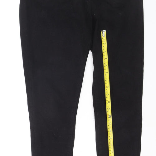 Denim Co. Women's Black Skinny Jeans Size 16 Stretch Mid Rise