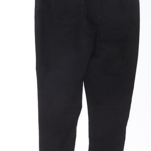 Denim Co. Women's Black Skinny Jeans Size 16 Stretch Mid Rise