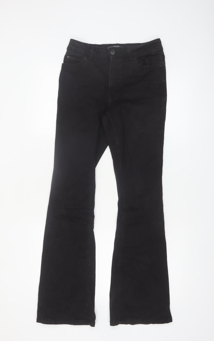 Denim Co. Womens Black Bootcut Stretch Jeans Size 10 Regular