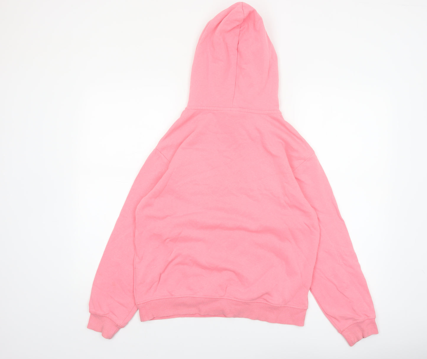 H&M Women Pink UCLA Pullover Hoodie XS Cotton Blend Casual Sweatshirt